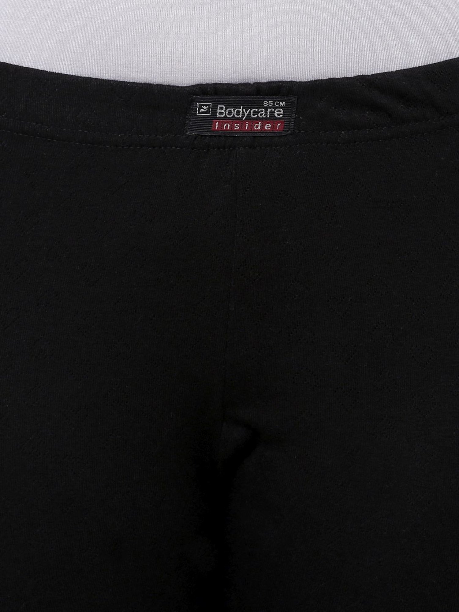 Bodycare Black Cotton Thermal Capris