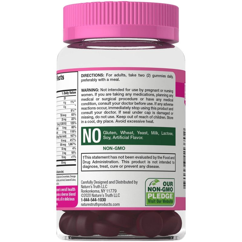 Nature's Truth Women's Multi-Vitamin Collagen Gummies - Natural Berry - 70ct