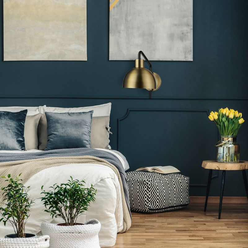 Dimitri Hardwire Wall Sconce Antique Brass - Globe Electric