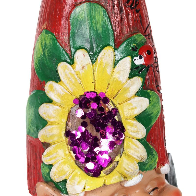 10.43" Resin Garden Gnome Red - Exhart
