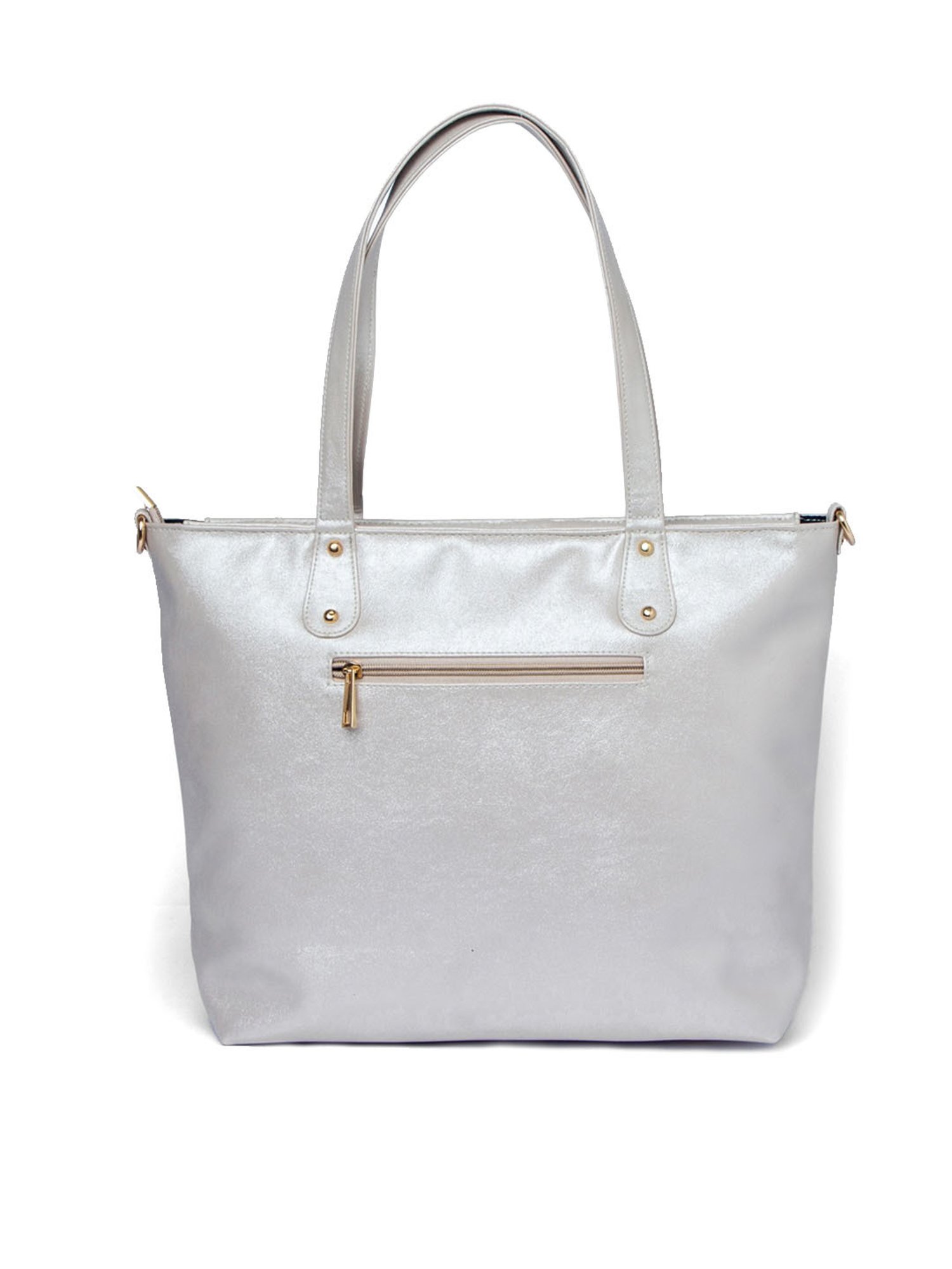 Modern Myth Silver Large Tote Bag