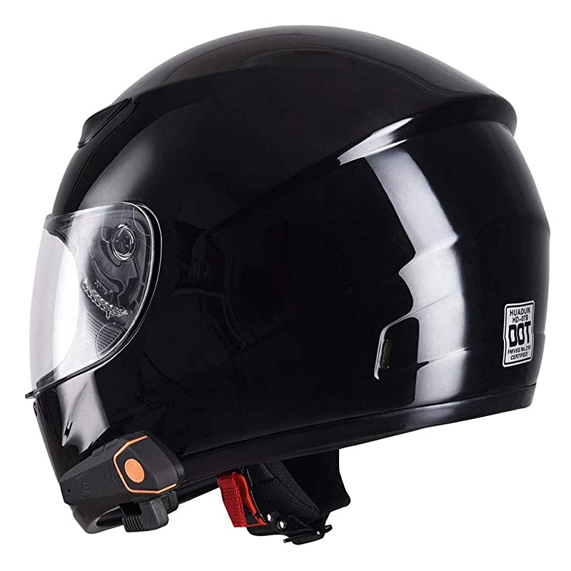 RunB Bluetooth Motorcycle Modular Helmet Full Face with Wireless Headset Hands Free Intercom MP3 FM DOT