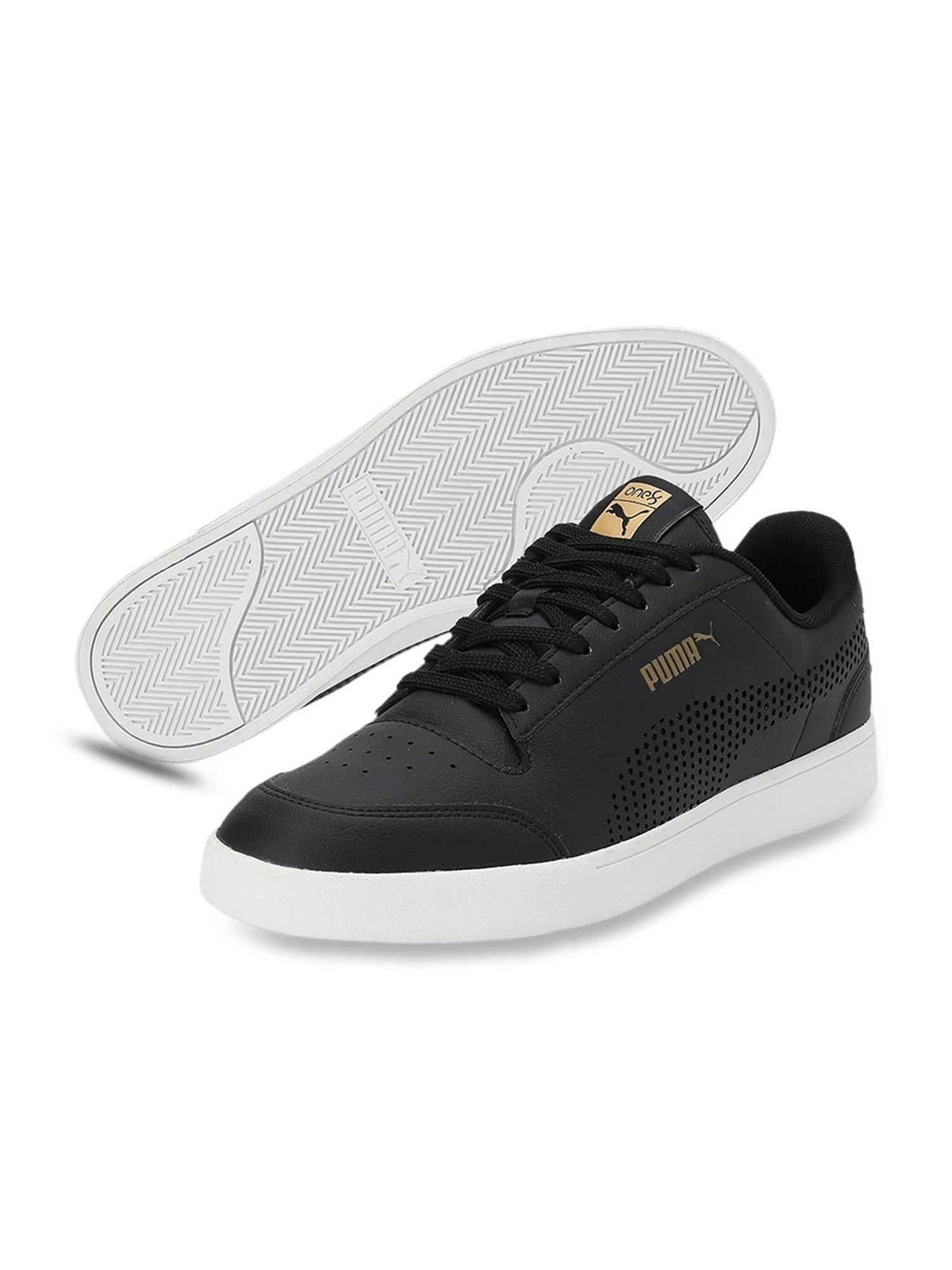 Puma Men's Shuffle One8 V3 Better Black Casual Sneakers