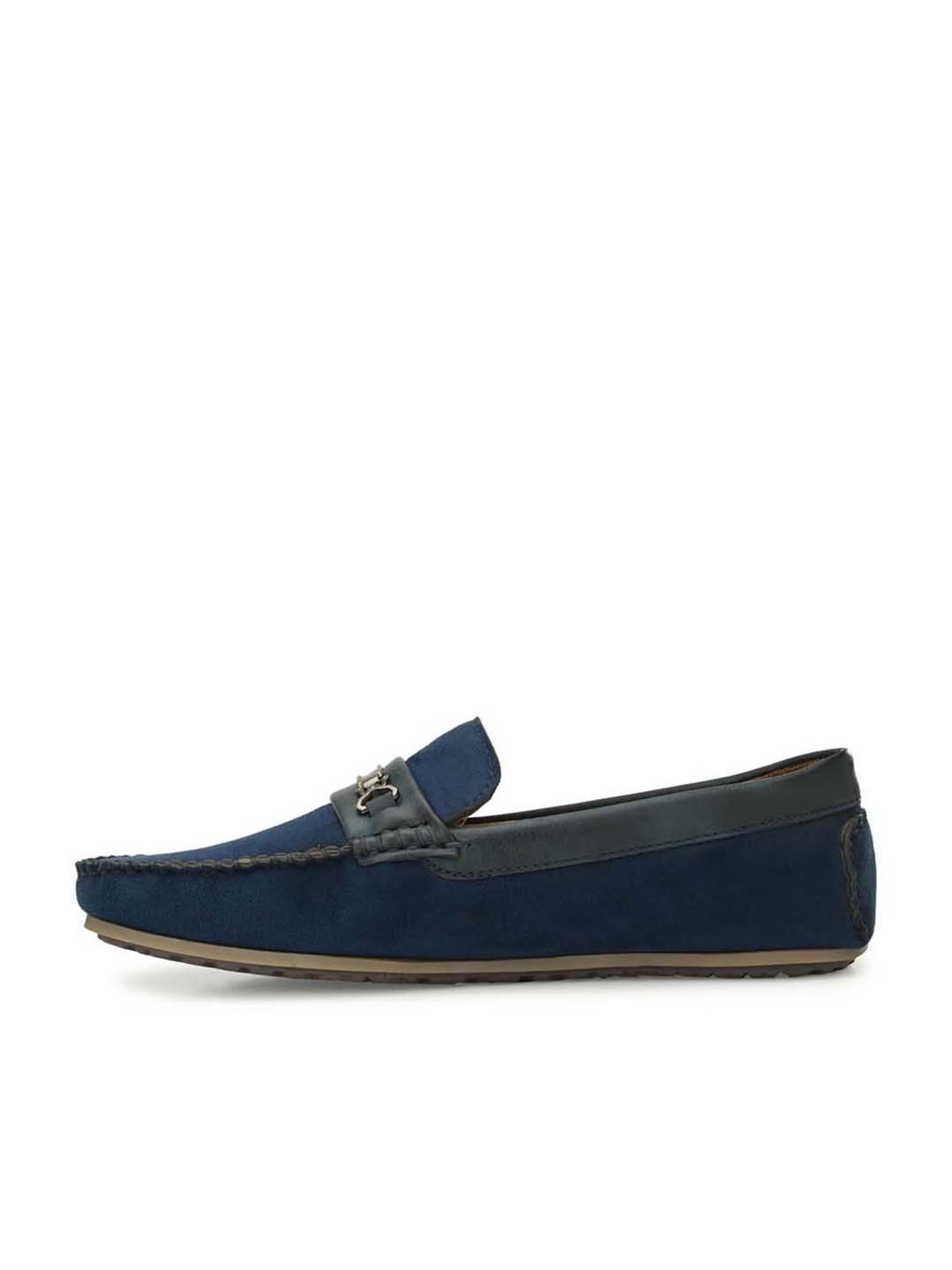 Eego Italy Men's Blue Casual Loafers