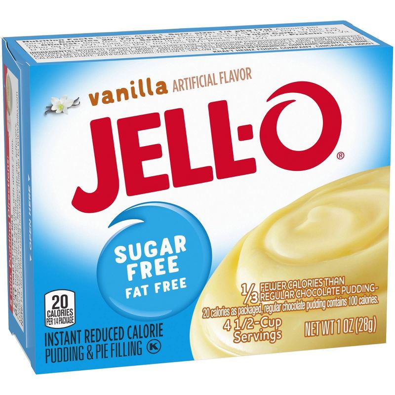 JELL-O Instant Sugar Free Fat Free Vanilla Pudding & Pie Filling - 1oz