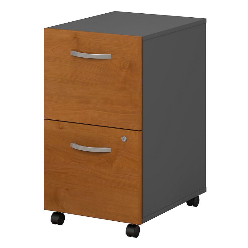 Bush Series C Natural Cherry 2 Drawer Mobile Pedestal WC72452