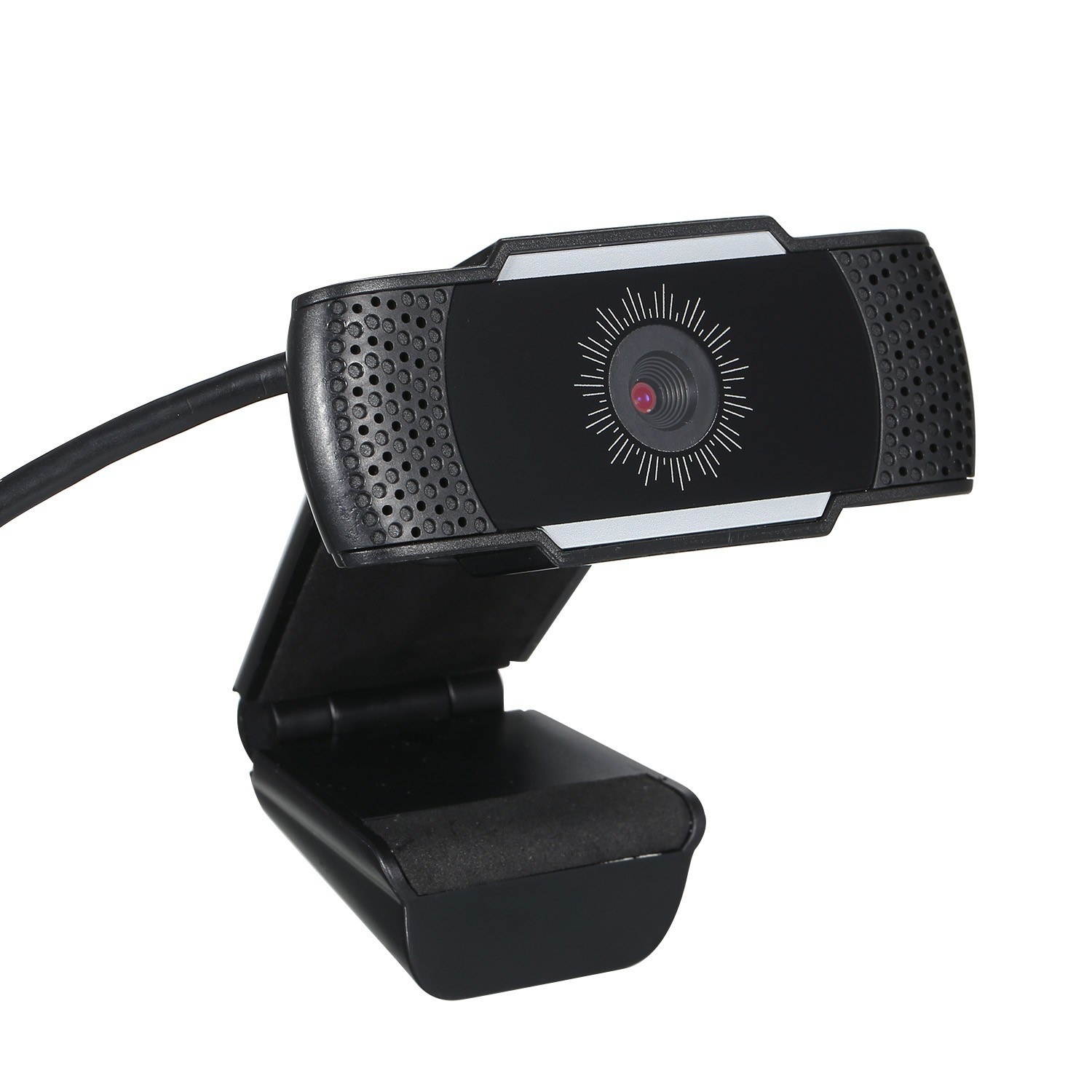 Webcam 1080P Computer Camera with Privacy Cover USB Connection Built-in Noise-reduction Microphone for Live Video