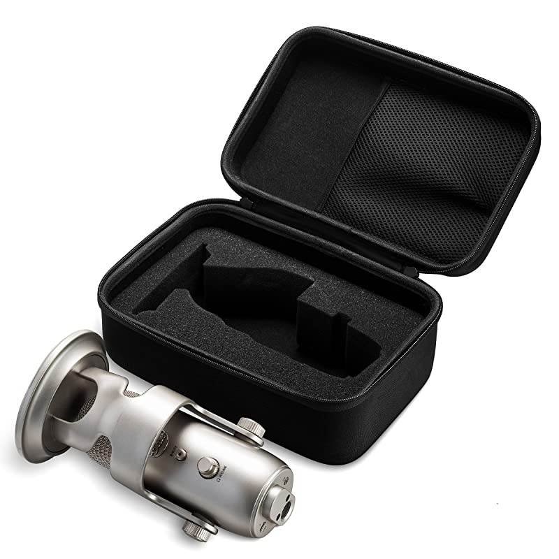 Hard Case Fits the Blue Yeti USB Microphone or Yeti Pro
