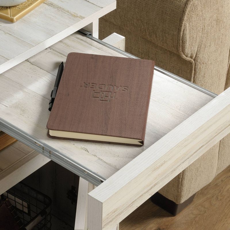 Dakota Pass End Table White Plank - Sauder