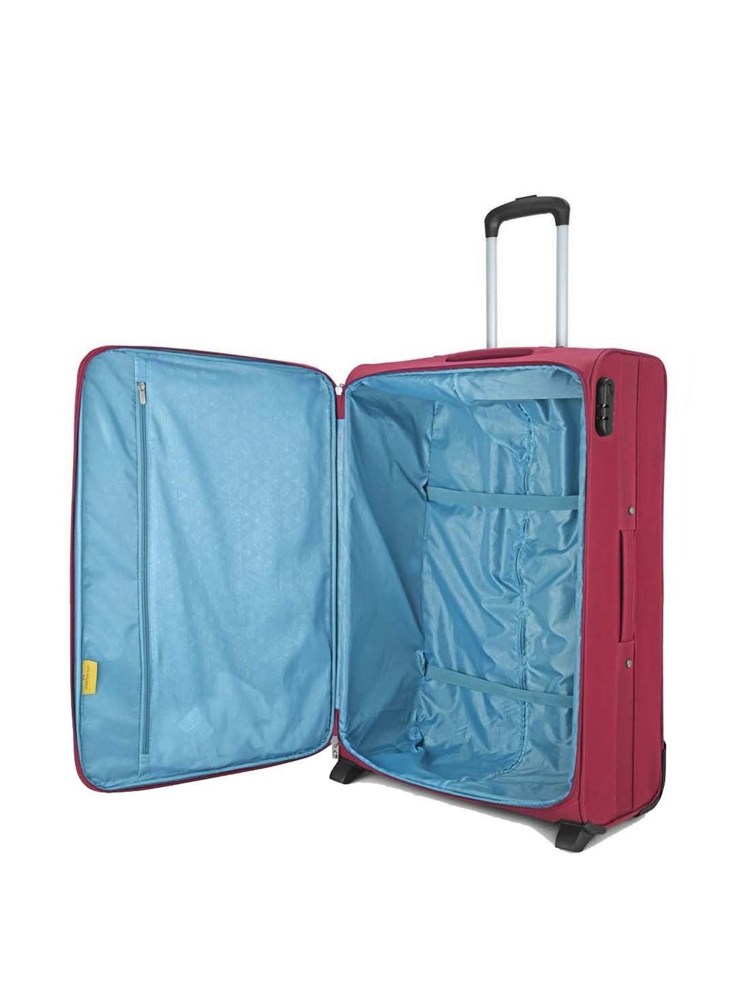 Skybags Salsa Red Solid Hard Medium Trolley Bag - 46 cm