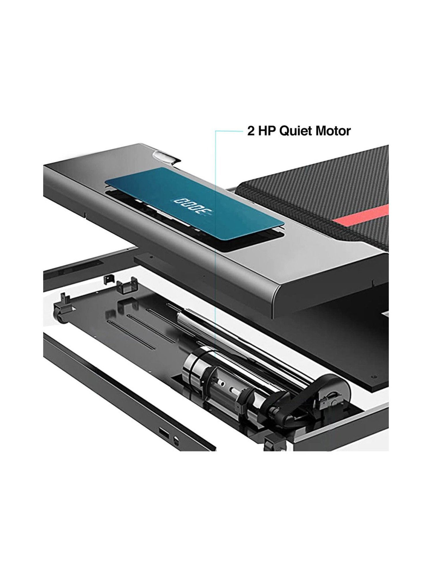 MAXPRO 2HP Under Desk Treadmill (Black)