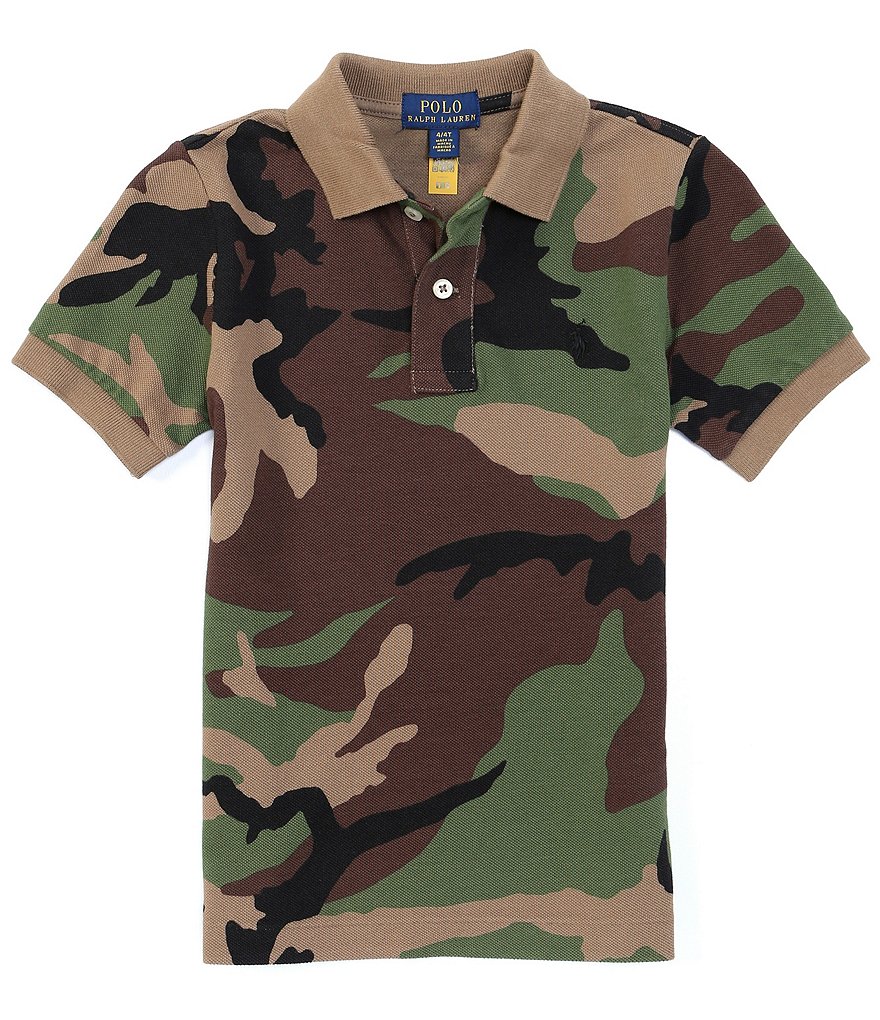 Polo Ralph Lauren Little Boys 2T-7 Short-Sleeve Camo Polo Shirt
