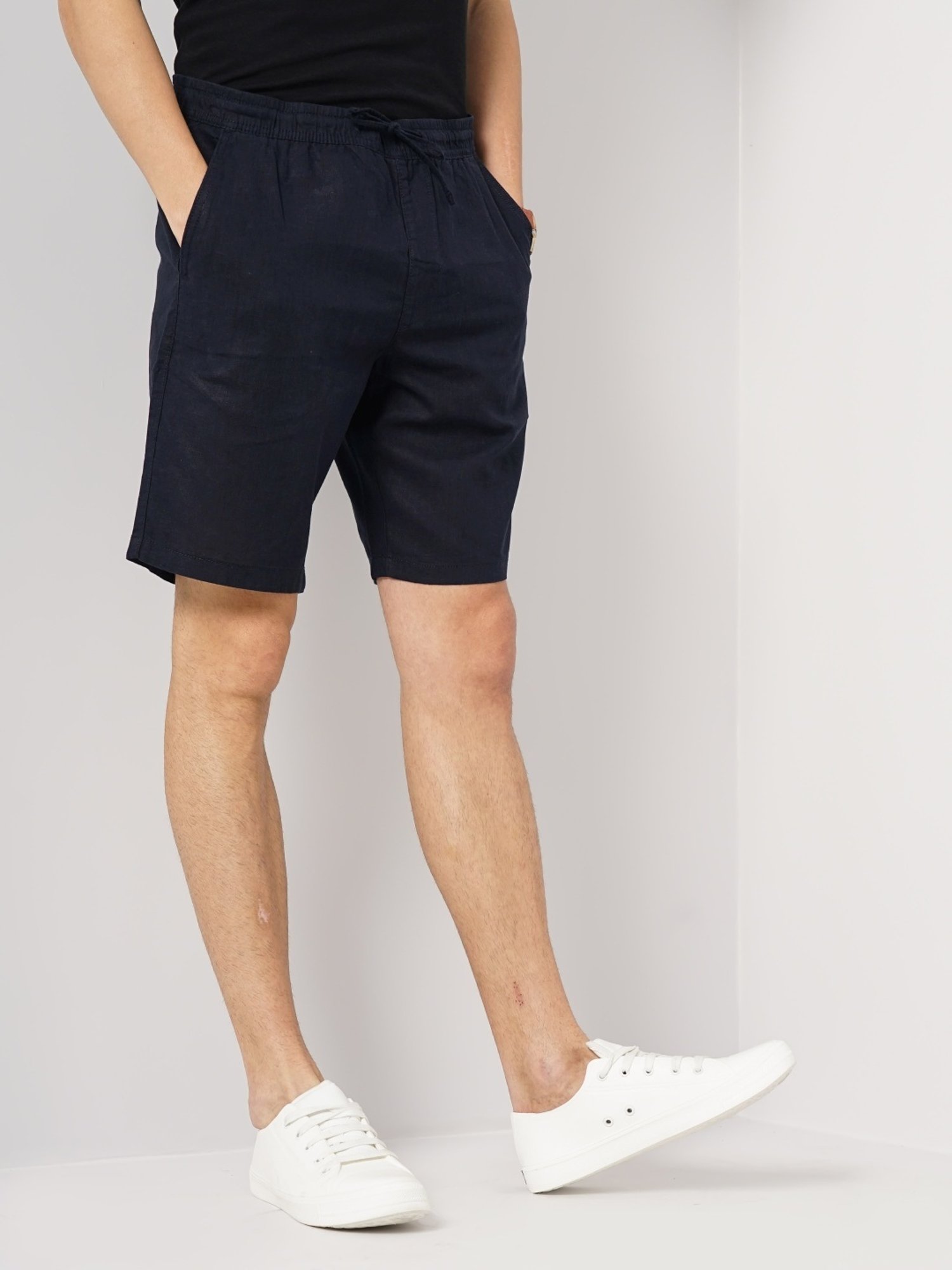 Celio Navy Loose Fit Shorts
