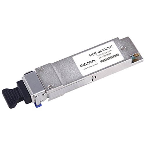 Macroreer Cisco Compatible 40GBase-LR4 SMF MPO 10km 1310nm QSFP+ Fiber Optical Transceiver Module Fiber Optic Connectors Network Transceivers