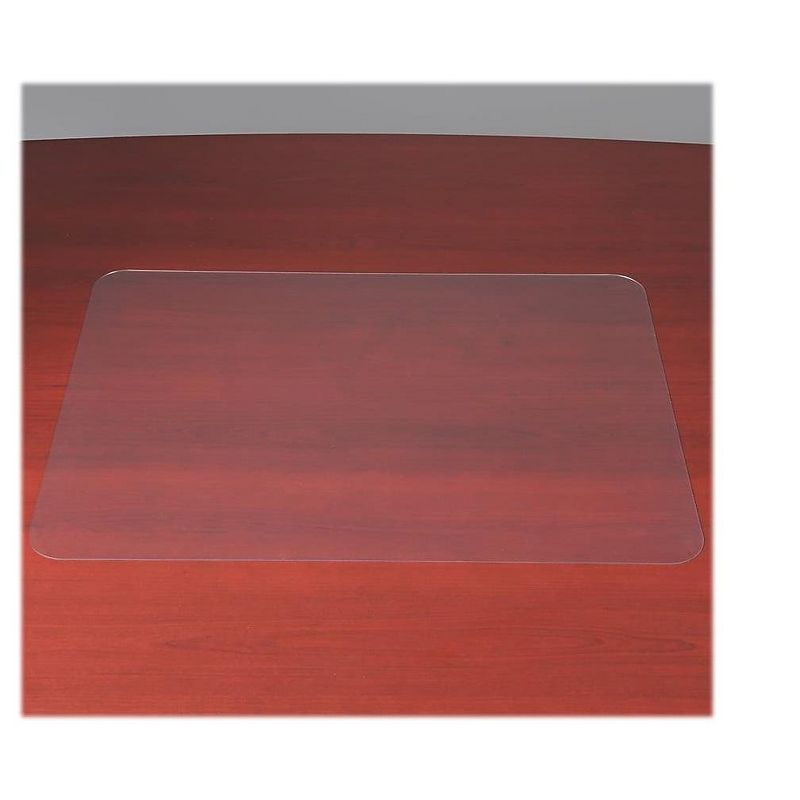 Artistic Krystal View Anti-microbial Plastic Desk Pad, 20"L x 36"W, Clear 6060M