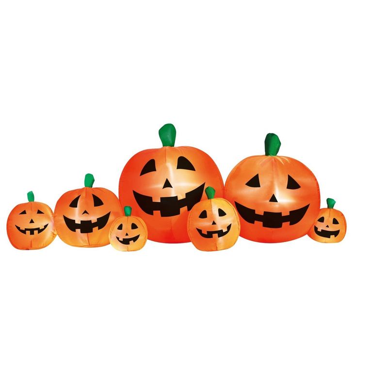 Occasions 8' Inflatable Pumpkin Patch , 3 ft Tall, Multicolored