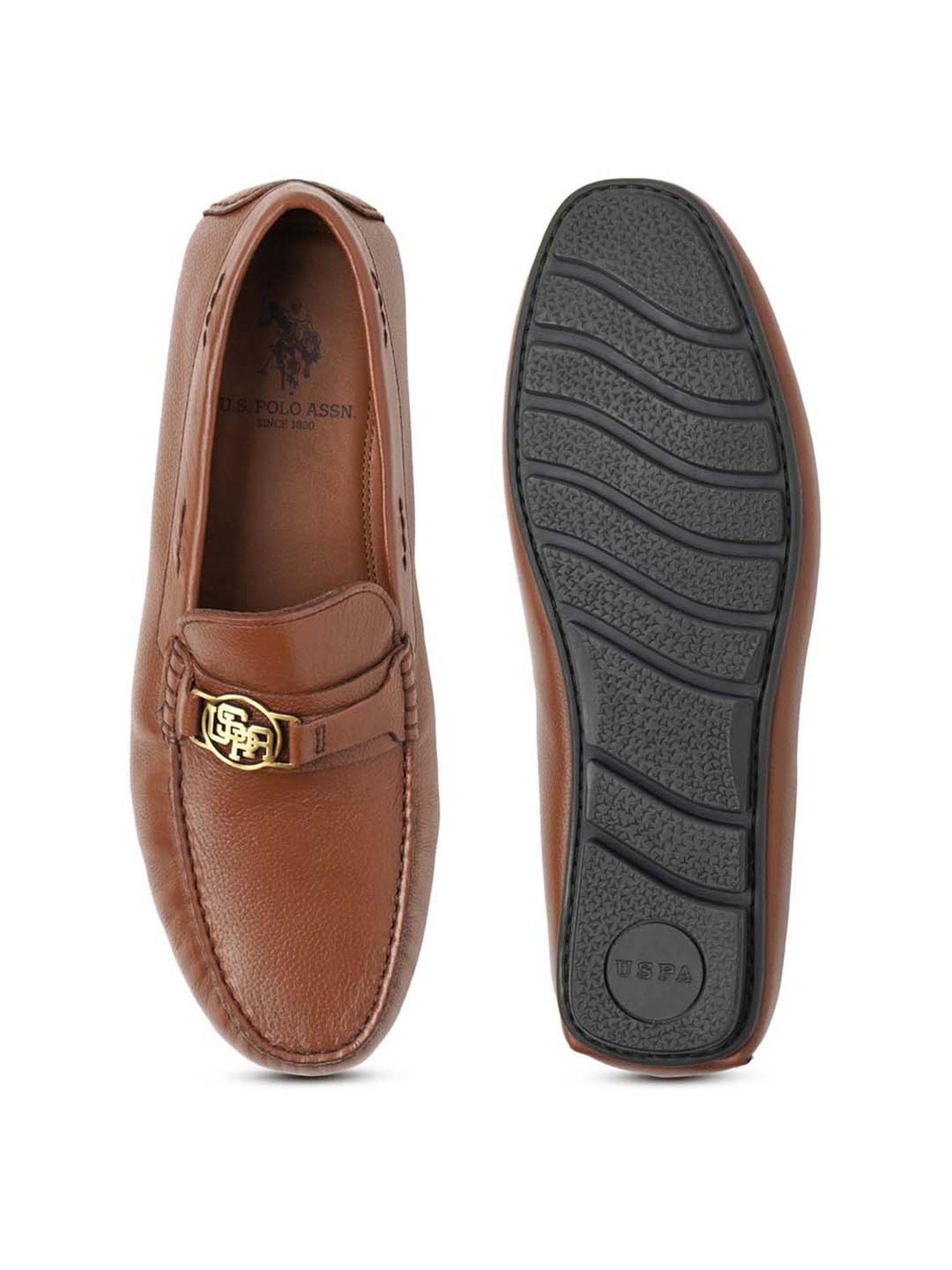 U.S. Polo Assn. Men's MARTIA 4.0 Brown Casual Loafers