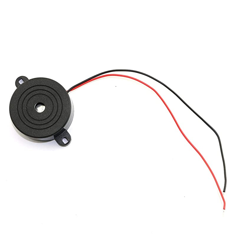 5Pack DC 324V 85 dB Active Piezo Buzzer Piezoelectric Sound Beeper Continous Sound Car Accessries Black