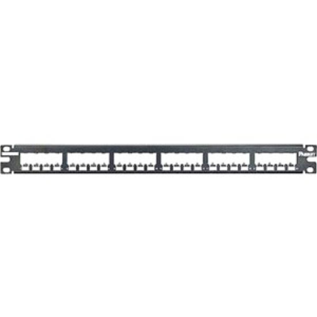 Panduit CP24BLY 24pt All Metal Modular Patch Panel 1 Ru