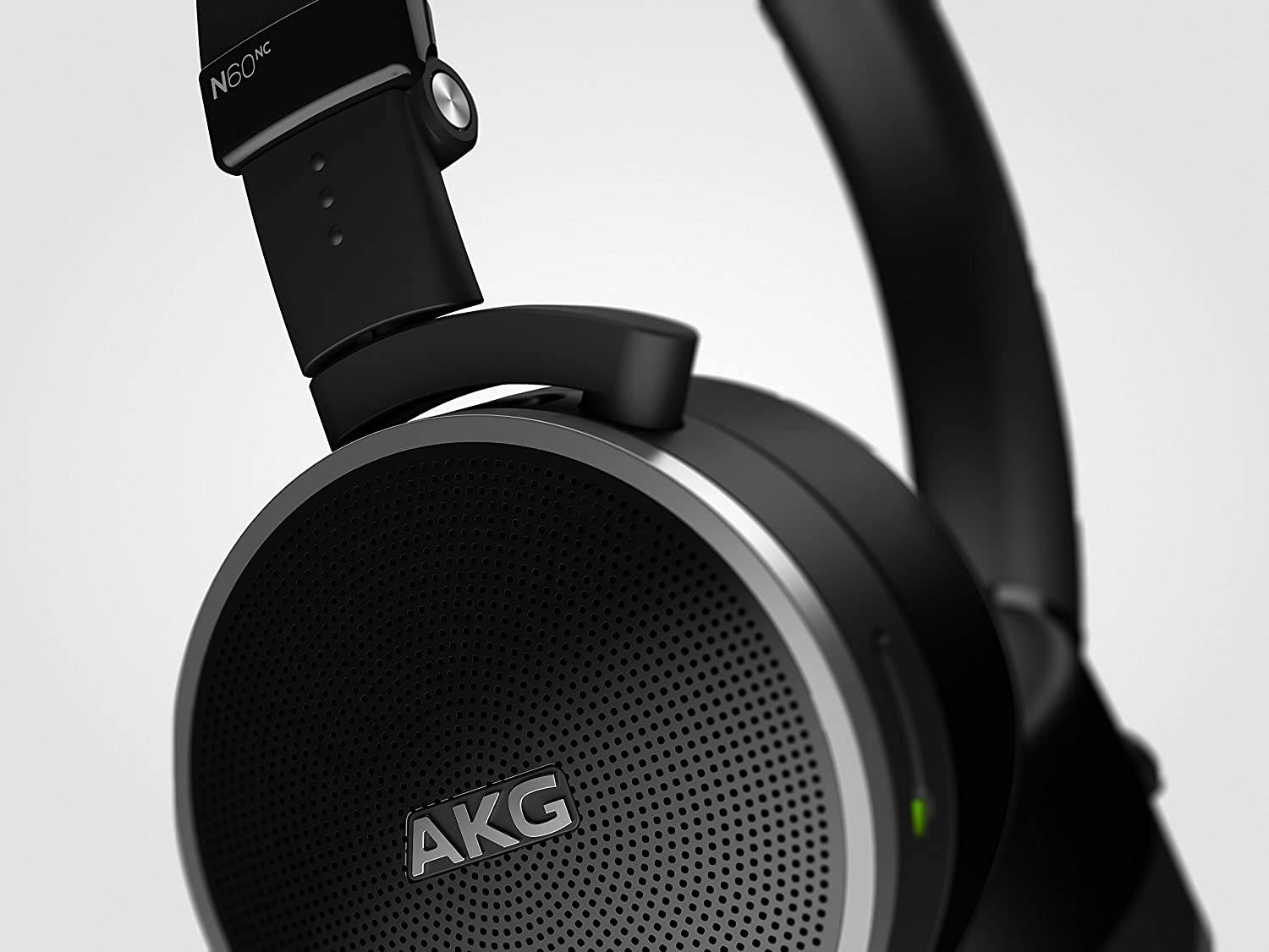 AKG N60 NC Noise-Canceling On-Ear Headphones (Black)