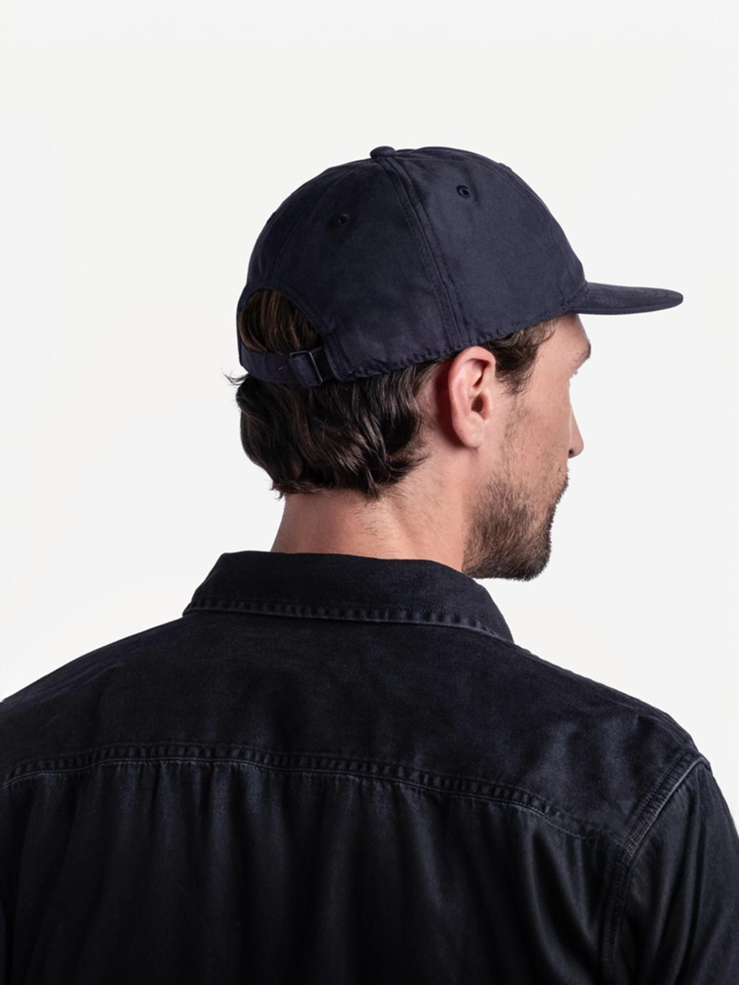 Peter England Black & Green Color Block Baseball Cap