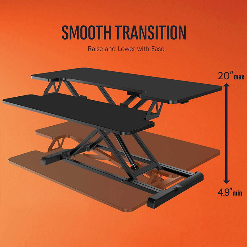 Computer Lifting Table,Standing Desk Converter Stand Up Desk Riser, Height Adjustable Ergonomic Tabletop Workstation Riser