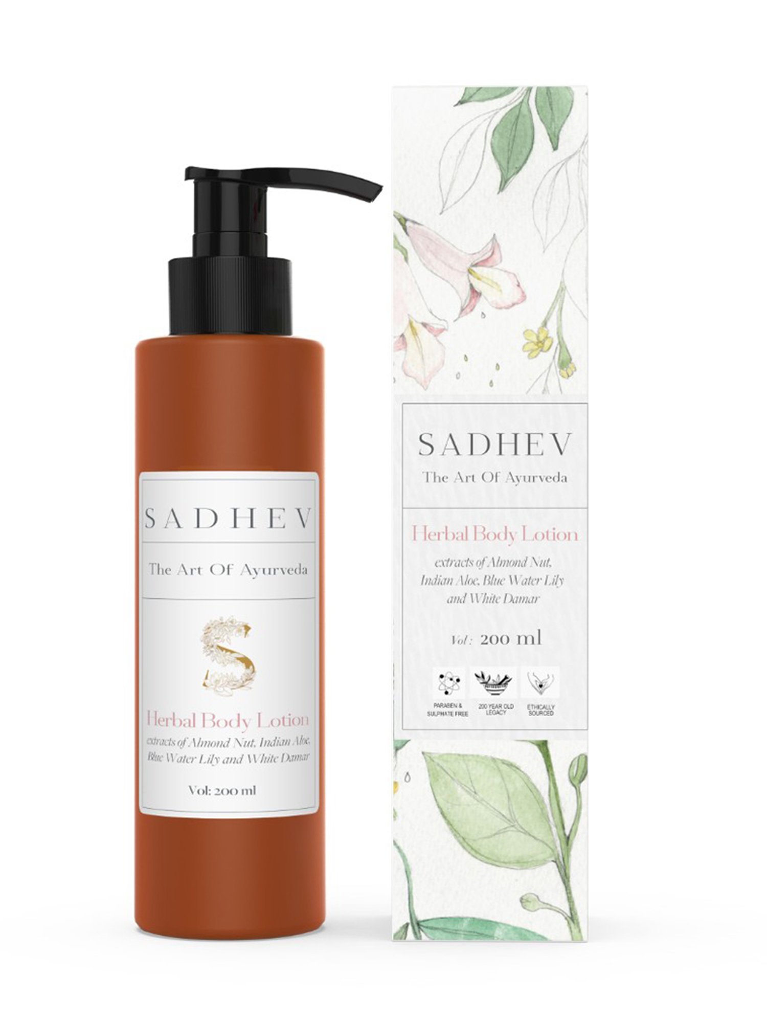 SADHEV The Art Of Ayurveda Herbal Body Lotion - 200 ml