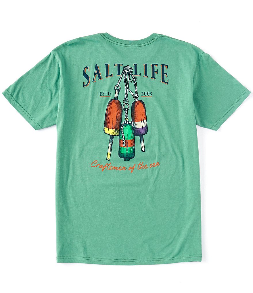 Salt Life Short-Sleeve Craftsman Buoys Graphic T-Shirt