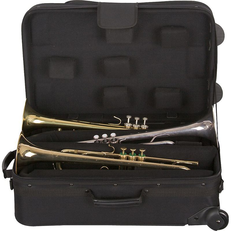 Protec IP301TWL iPAC Triple Trumpet Case with Wheels IP301TWL Black