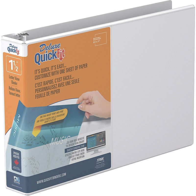 QuickFit Deluxe Heavy Duty 1.5 View Binder 97120