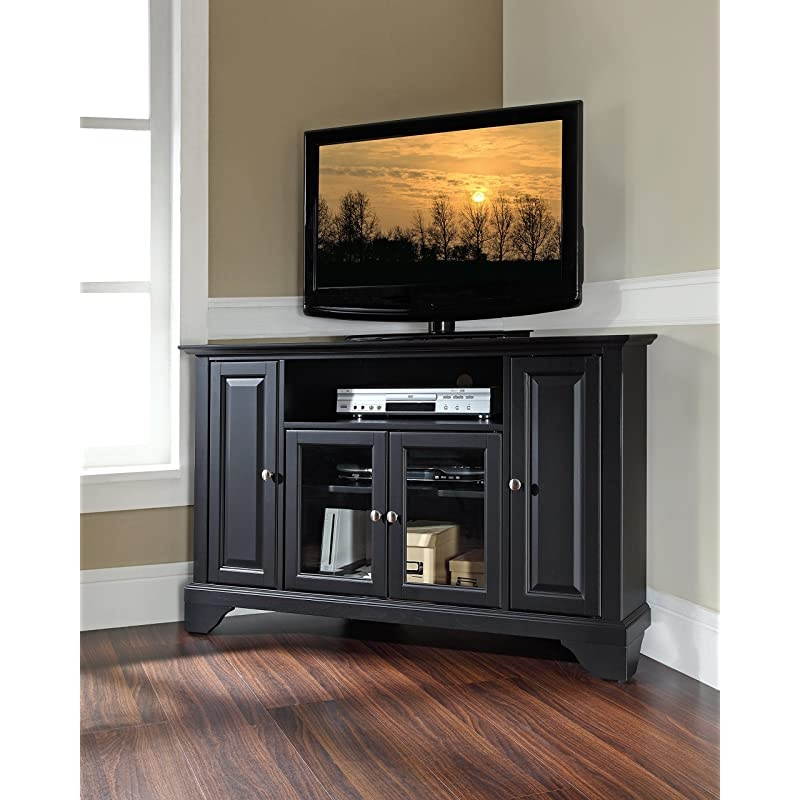 LaFayette 48-inch Corner TV Stand - Black