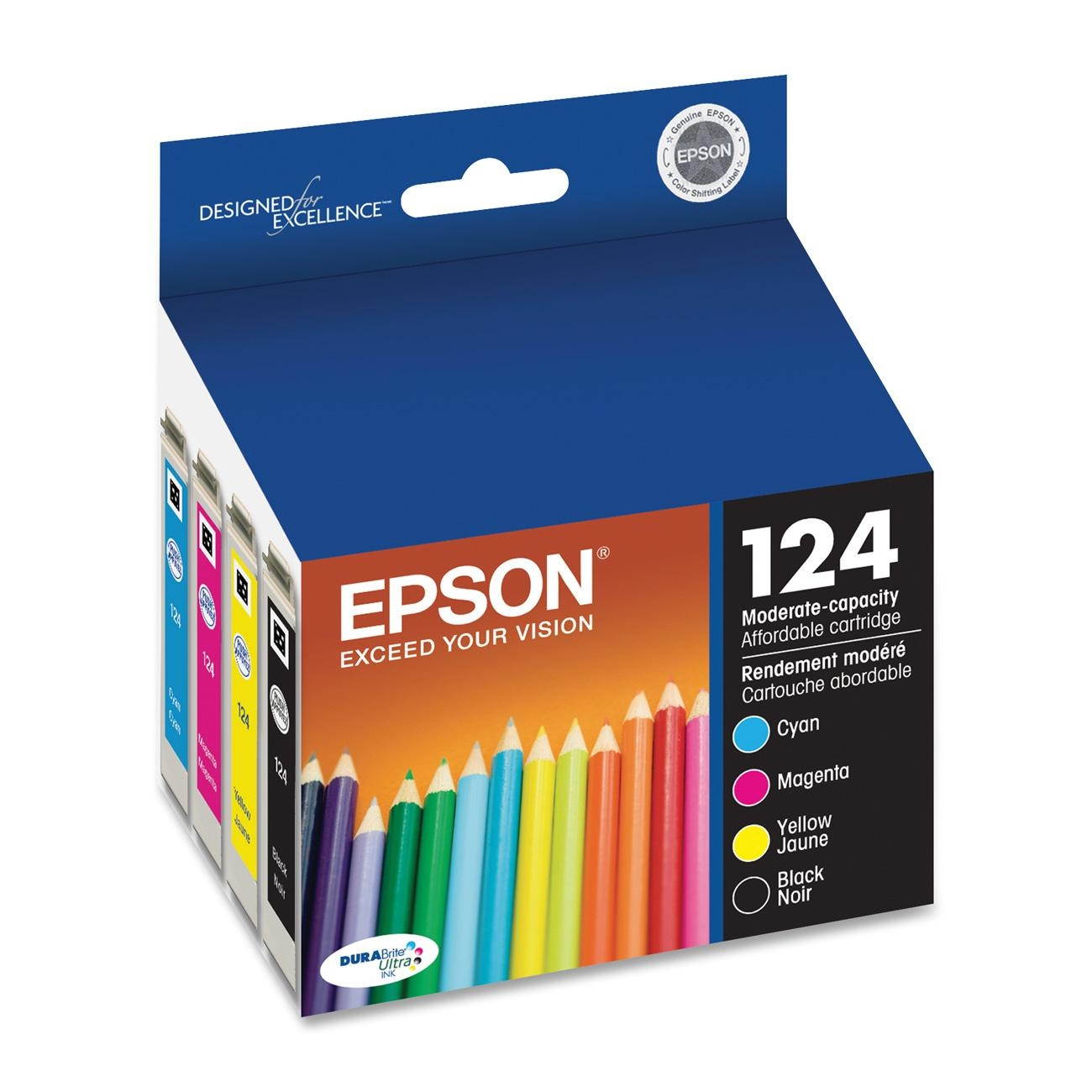 EPSON No. 124 Ink Cartridge Yellow