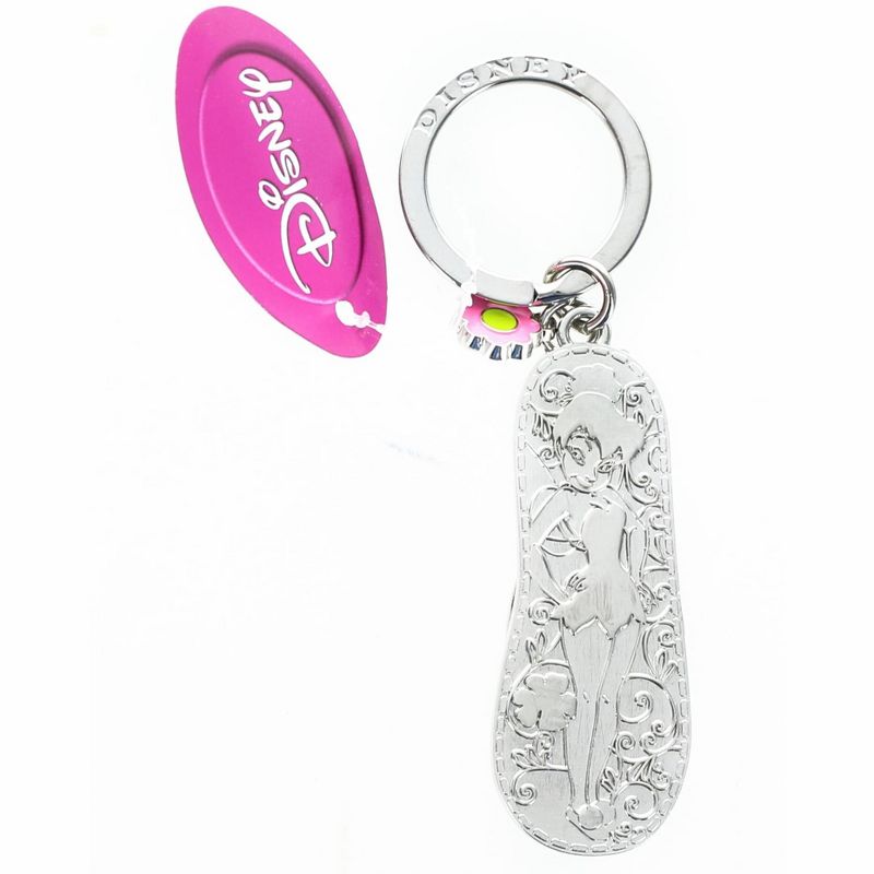 Monogram International Inc. Disney Tinker Bell Green Flip Flop Pewter Key Ring