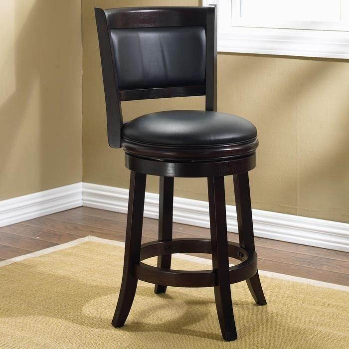 Boraam 48824 Augusta 24 Inch Counter Stool - Cappuccino Finish
