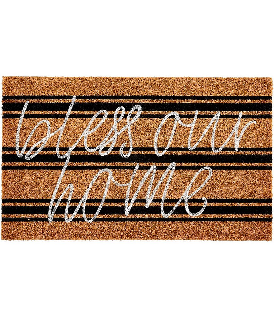 Mud Pie Front Porch Collection Bless Our Home Door Mat