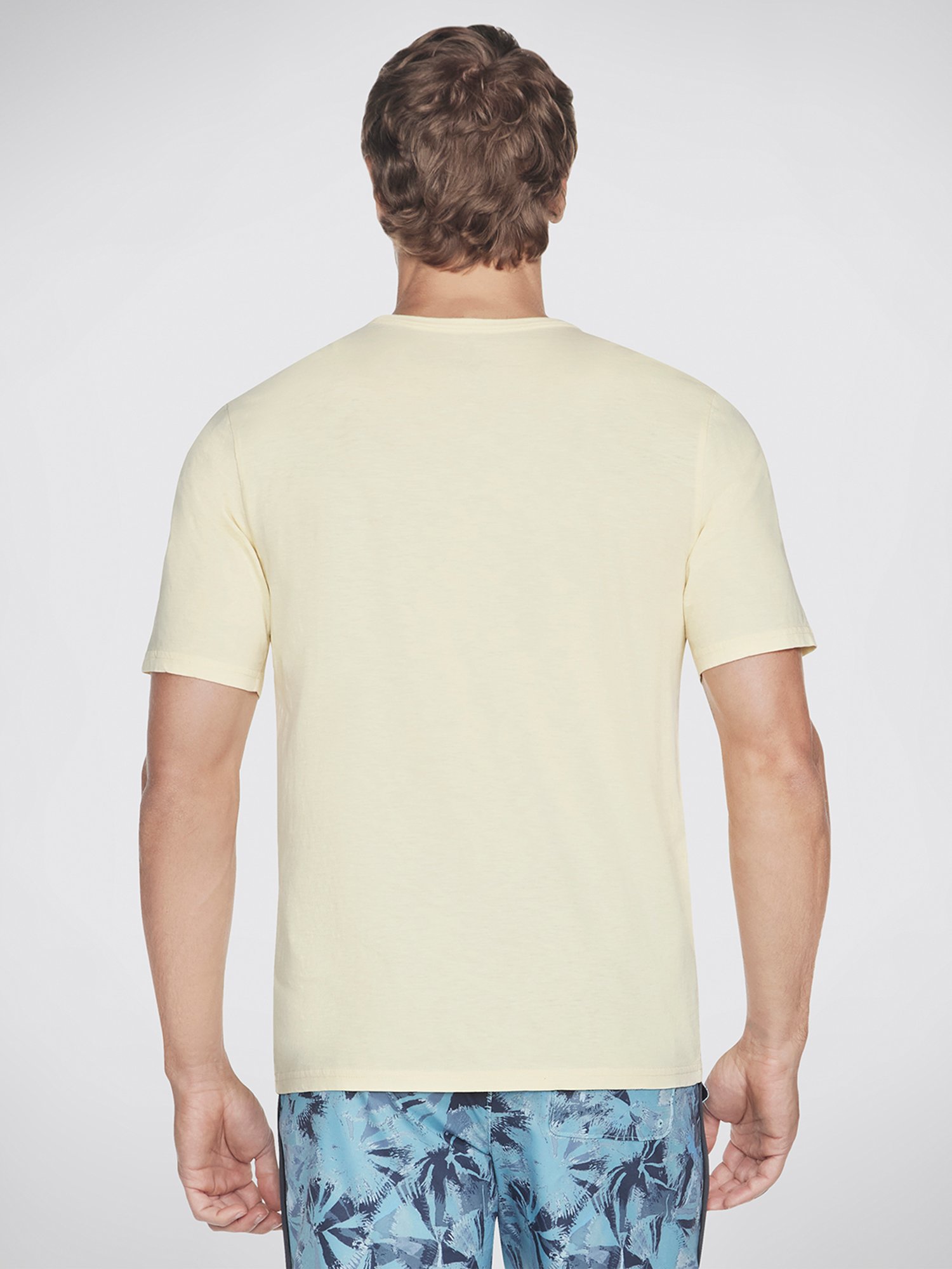 Skechers Cream Regular Fit Crew T-Shirt