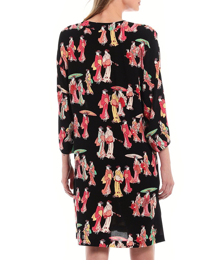 Sleep Sense Wallpaper Printed Short Sleeve Jersey Knit Sleepshirt