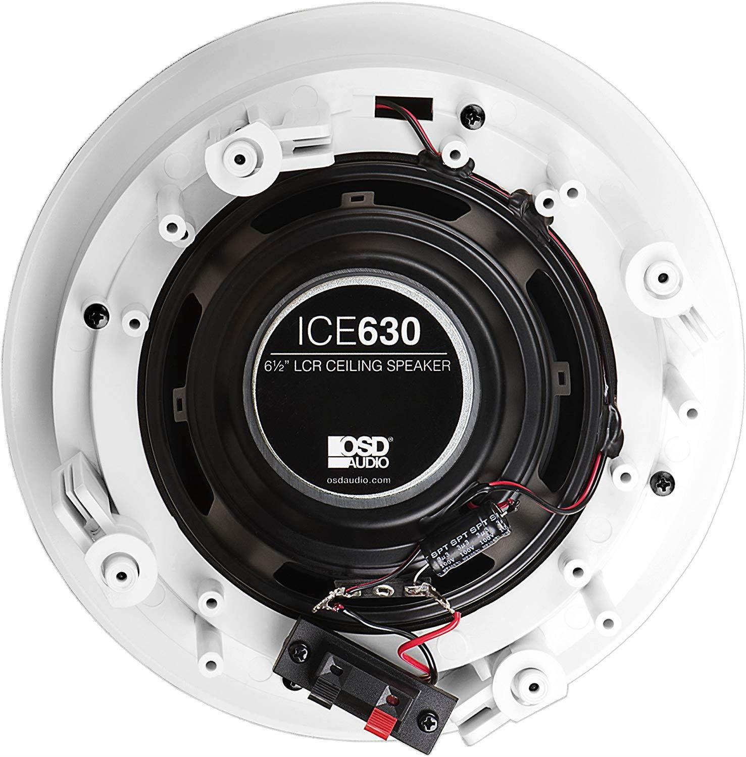 OSD 6.5  Angled Ceiling Audio Speaker - LCR Sound, Dolby Atmos Ready - ICE630