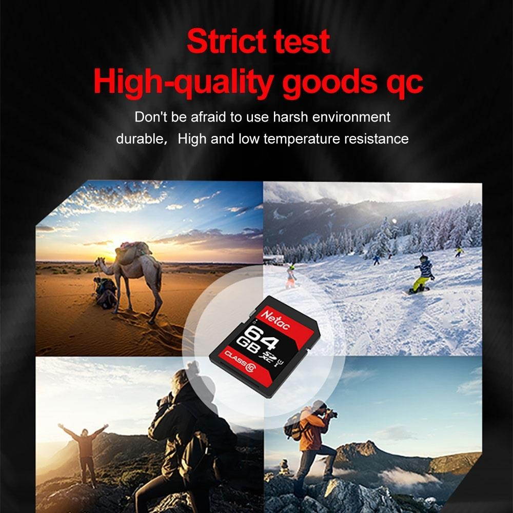 Netac P600 64GB UHS-I U1 Class10 SLR Digital Camera Memory Card SD Card