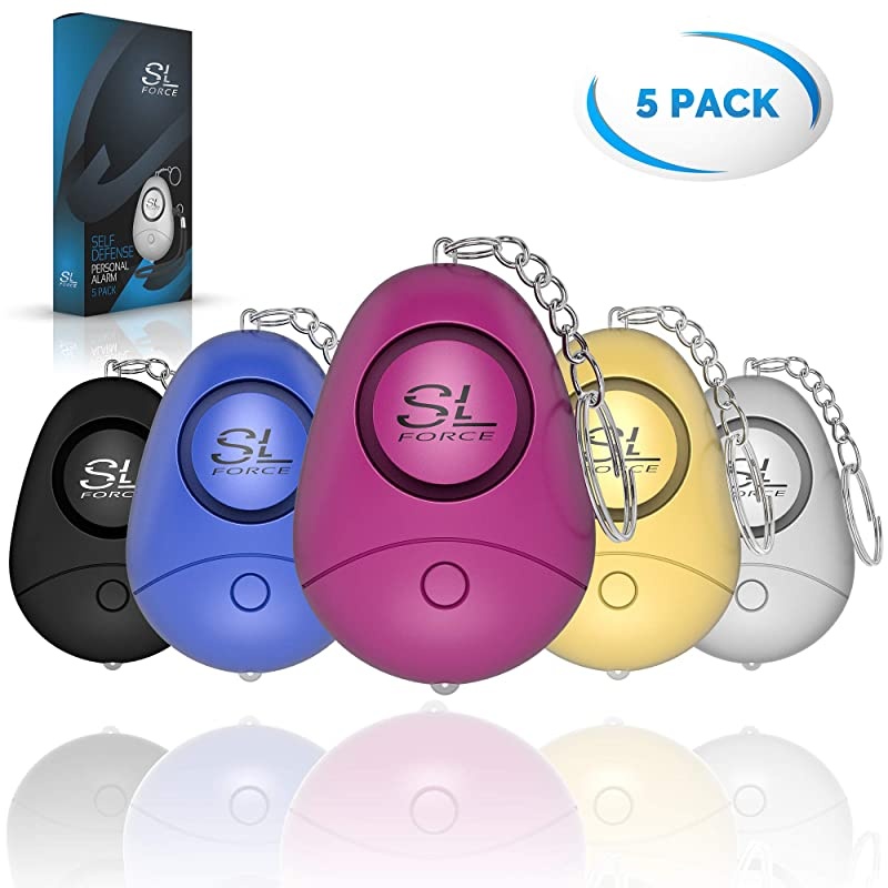 Safe Personal Alarm Siren Song 130dB Safesound Personal Alarms for Women Keychain with LED Light Emergency Self Defense for Kids amp Elderly Multicolor