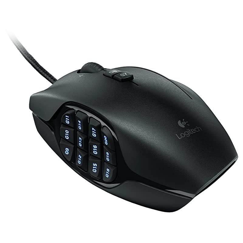 600 MMO Gaming Mouse RGB Backlit 20 Programmable Buttons