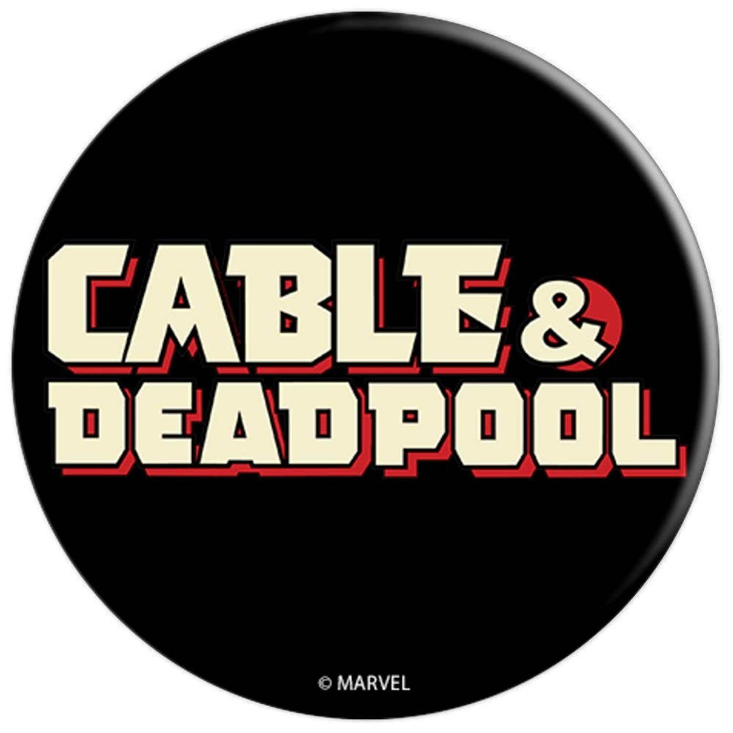 Marvel X-Men Cable And Deadpool Team Text Logo PopSockets Grip and Stand for Phones and Tablets