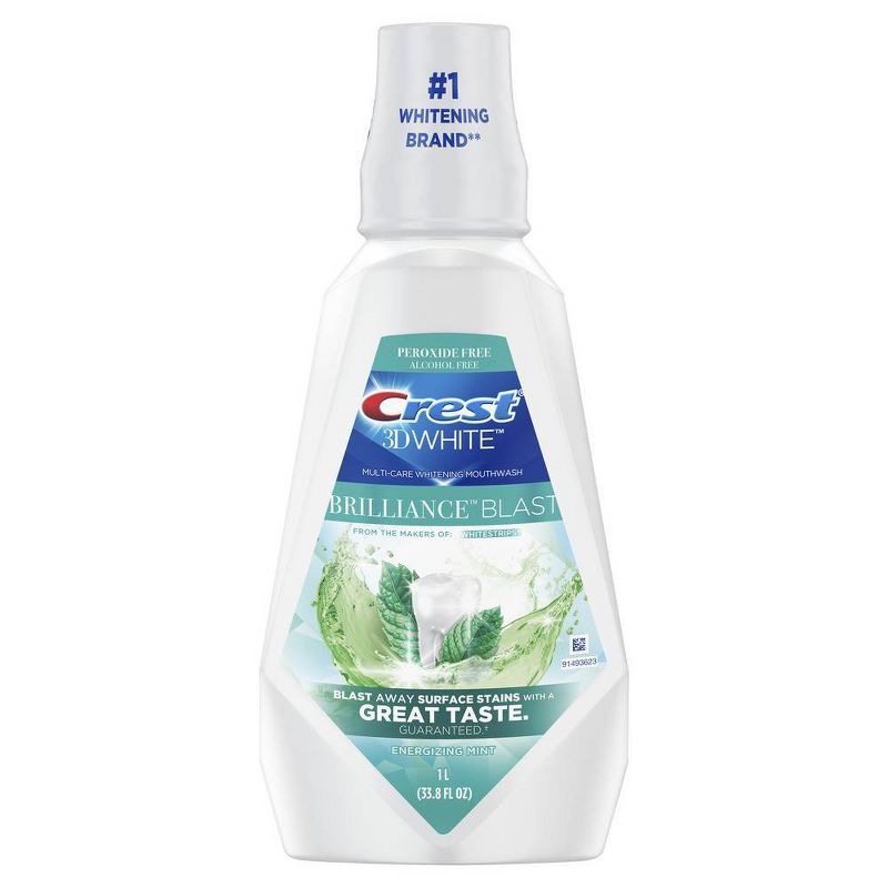 Crest 3D White Brilliance Blast Mouthwash - 1L