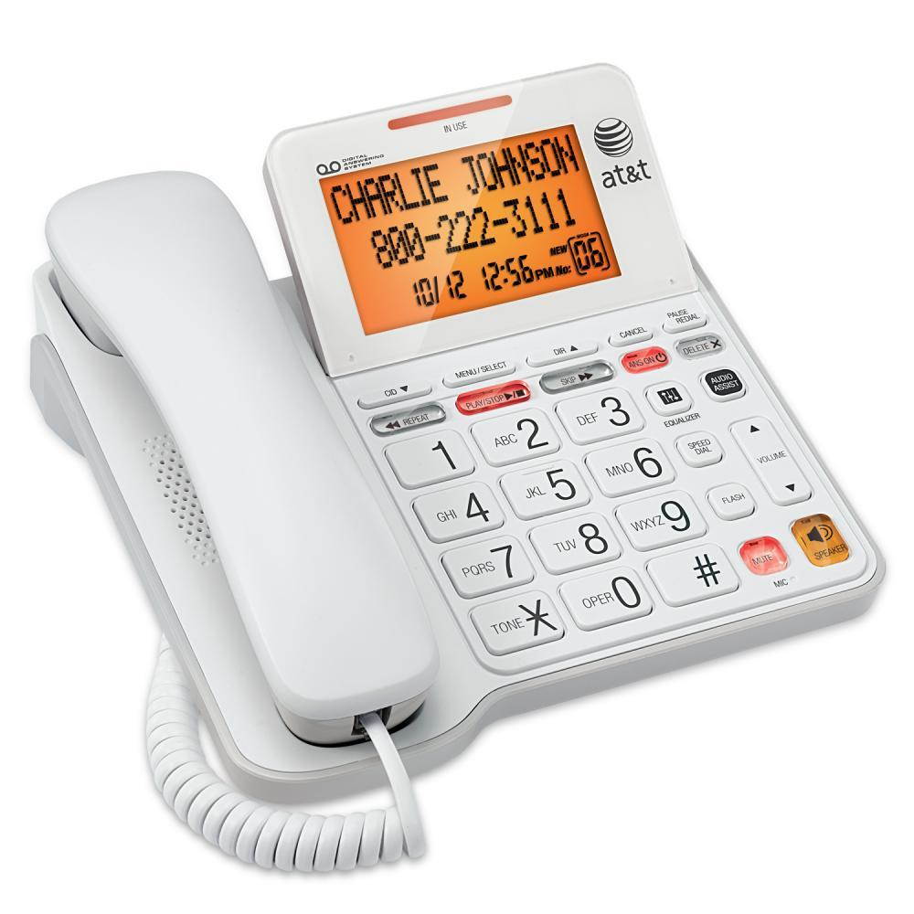 ATT-CL4940 Corded Answering System w/Large Display