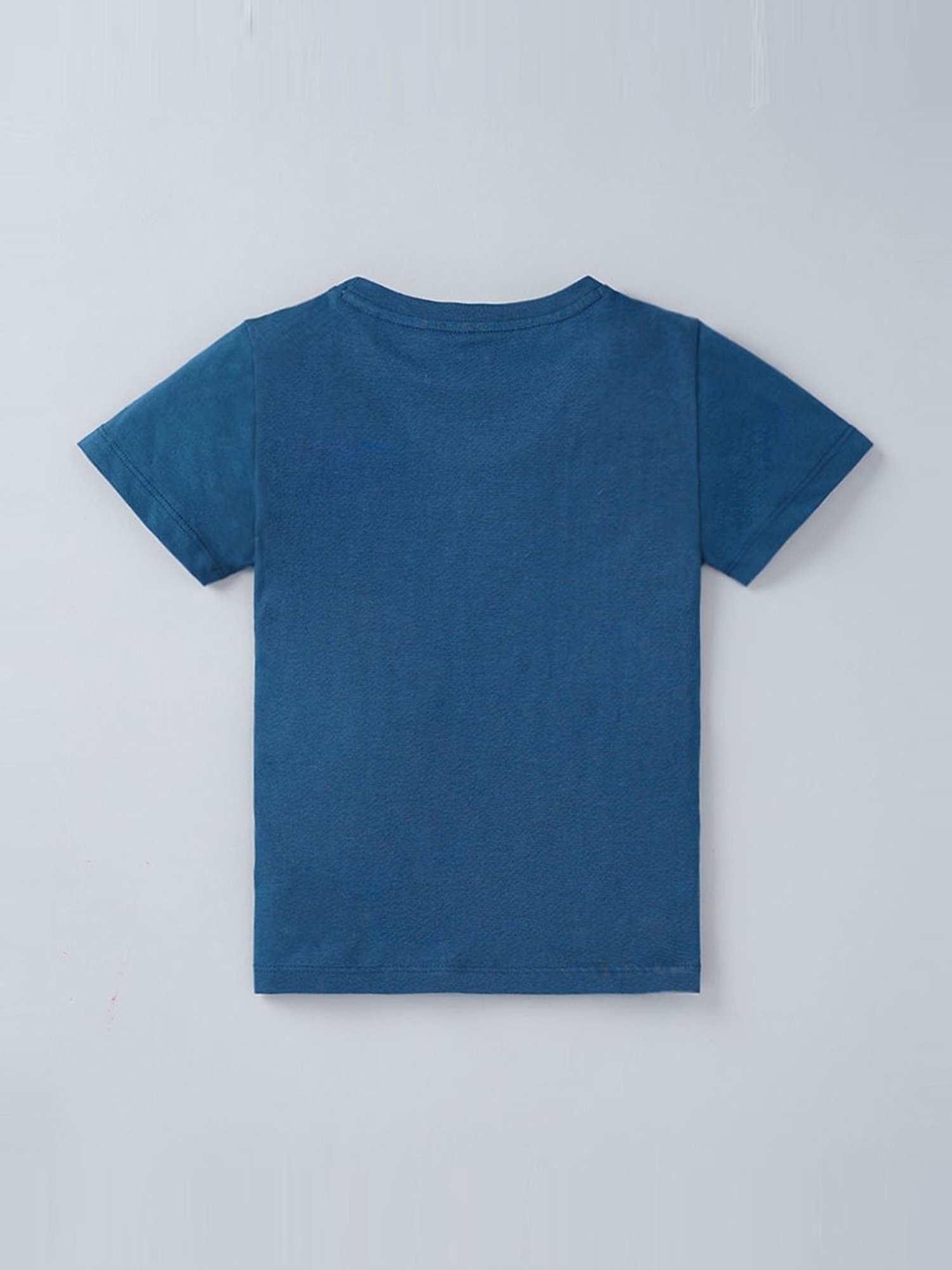 Pantaloons Junior Navy Cotton Printed T-Shirt