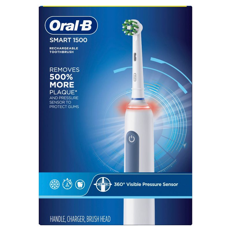 Oral-B Smart 1500 Rechargeable Electric Toothbrush - Blue