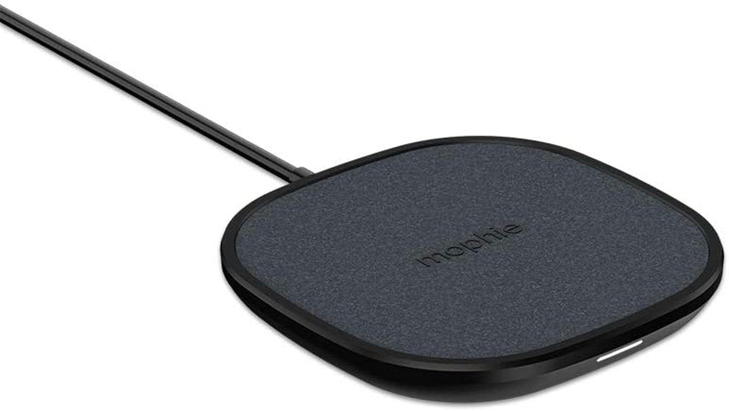 mophie Wireless 15W Charging Pad - Fast Charge -Made for Qi Enabled Devices - Samsung, Apple iPhone 12 Pro / 12/11 / Xr, iPhone 12 Pro Max / 11 Pro Max/XS Max, iPhone 12 Mini, iPhone Xs - Black