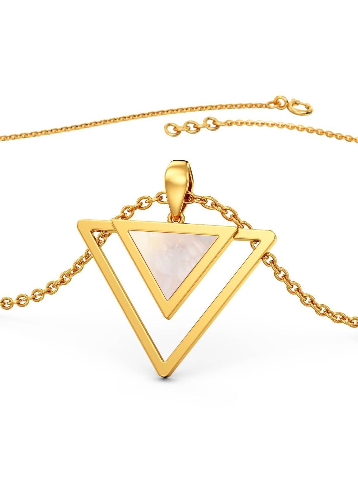 CKC Sacred Rudraksha Gold Pendant: Single Loop Elegance