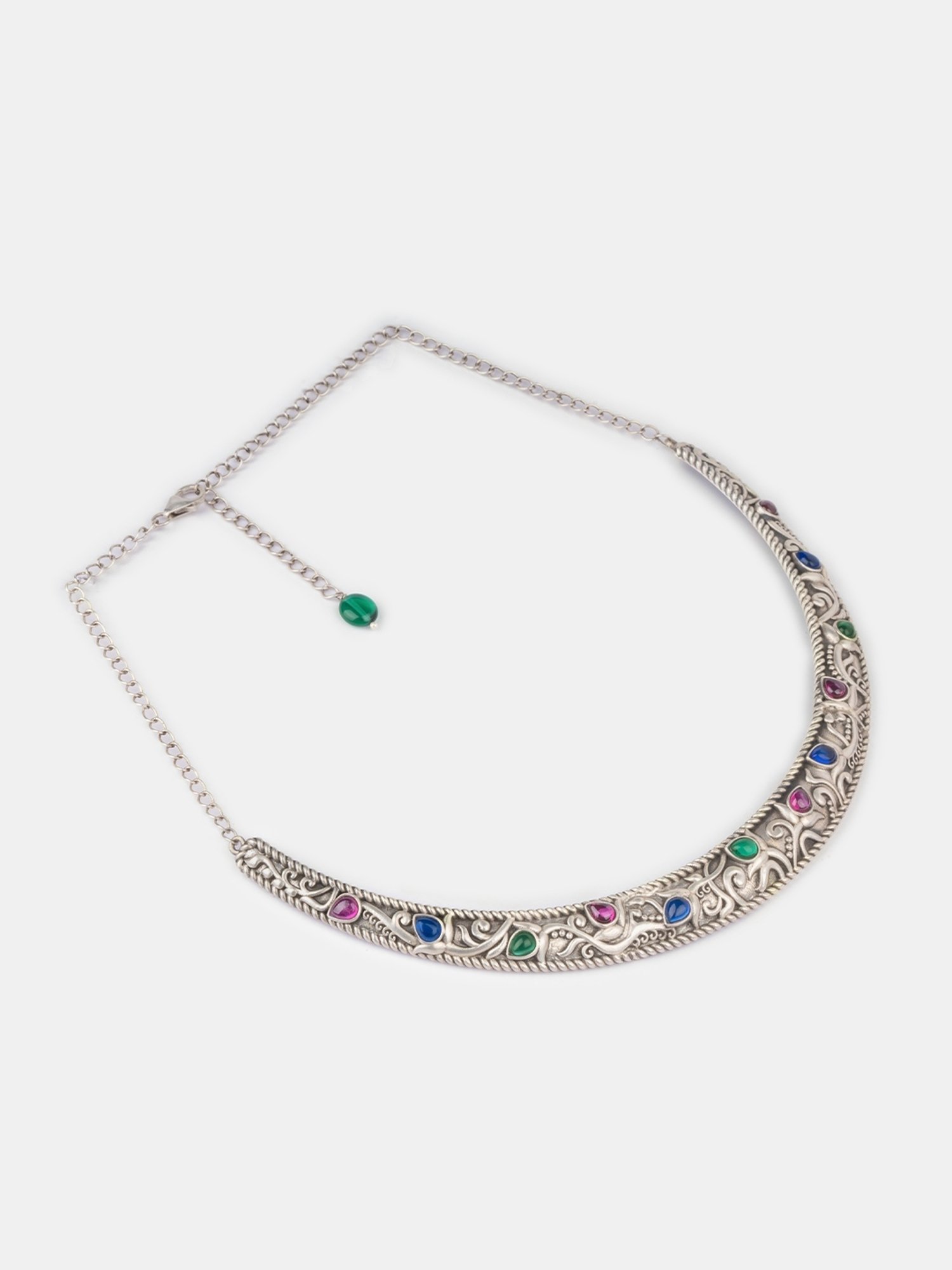 Shaya 92.5 Sterling Silver Feeling Suramya Necklace for Women