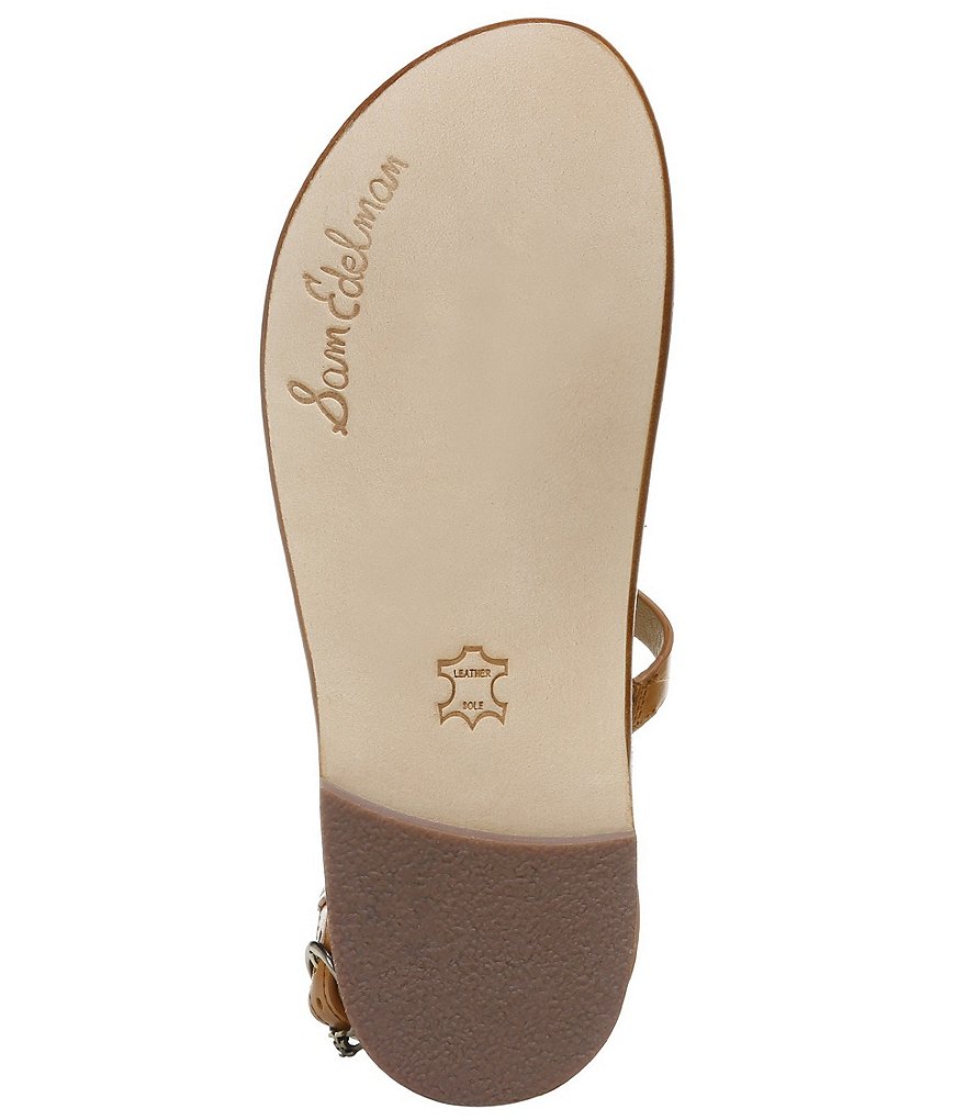 Sam Edelman Mollie Leather Ankle Band Thong Sandals